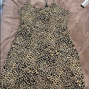 NWOT outdoor voices exercise dress- leopard print